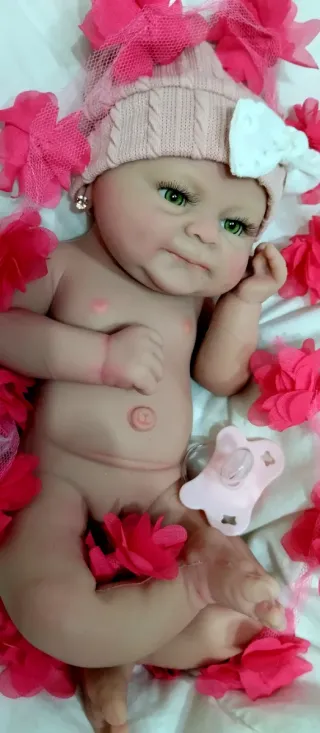 Bebé Reborn Silicona 38 cm