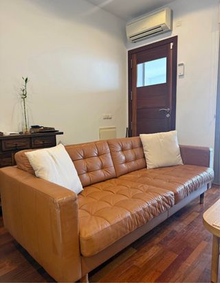 Sofá de Piel Ikea Landskrona Marrón