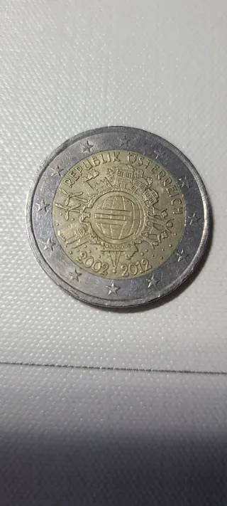 Moneda Conmemorativa Austria 2 Euro 2002-2012
