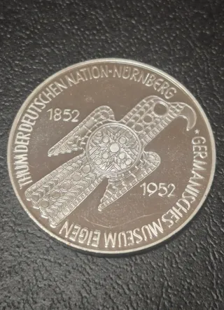 Moneda Conmemotativa Plata 5 Marcos Museo Alemán