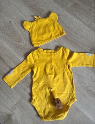 Disfraz Rey León Disney 3-6m + 2 Regalo