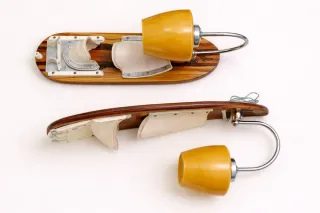 Par Candeeiros Parede Vintage Madeira Metal