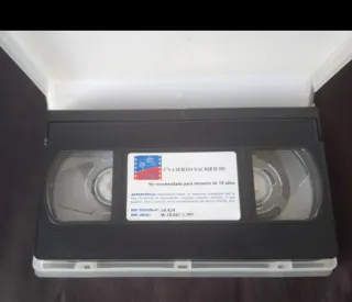 VHS Película Prohibida Madonna Un Cierto Sacrifici