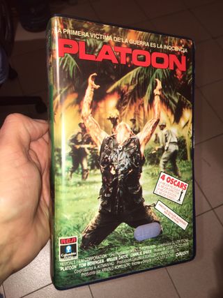 VHS Película Platoon
