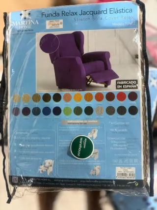 Funda Elástica Sillón Relax Visón NUEVA