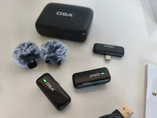 Micrófono Inalámbrico marca OSA Negro