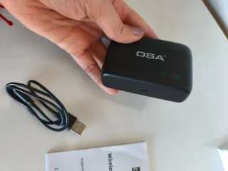 Micrófono Inalámbrico marca OSA Negro