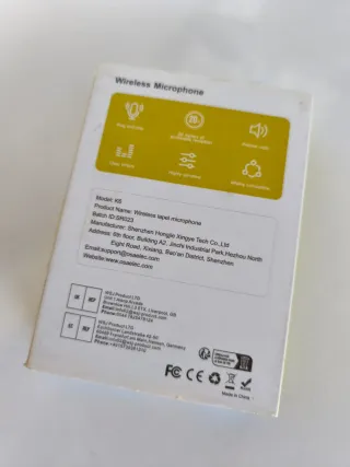 Micrófono Inalámbrico marca OSA Negro