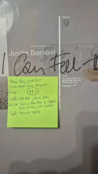 Justin Berkovi + RMX Vinilo Techno 2004