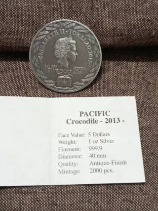 Onza Plata Cocodrilo 2013