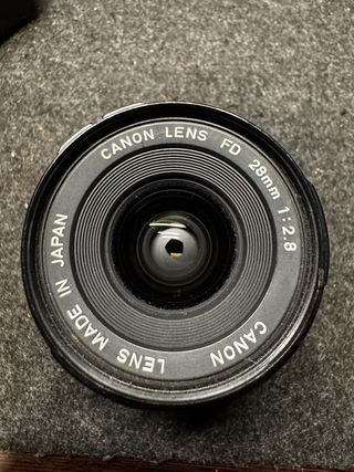 Lente Canon FD 28mm 1:2.8