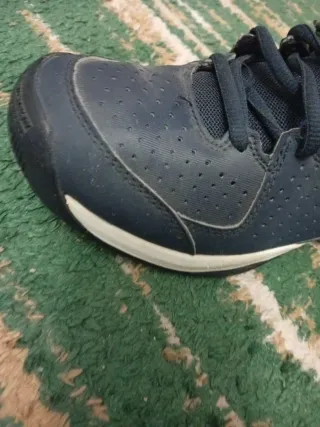 Zapatillas niño Babolat azul y amarillo