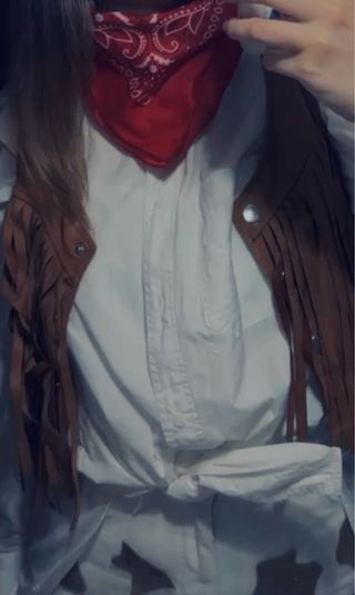 Disfraz Vaquero Chaleco y Pañuelo