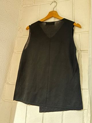 ZARA Chaleco Negro Talla M