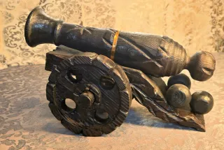 Cañón Decorativo Artesanal