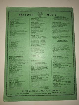 Kopprasch 60 Studi per Fagotto Vol. 1