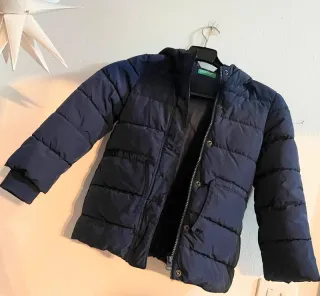 Giacca Benetton con cappuccio 7/8 anni