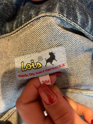 Cazadora vaquera Lois azul