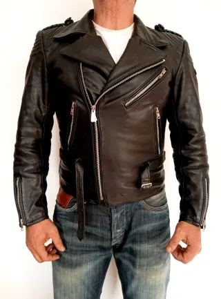 Motera cuero auténtico Hein Gericke M justa Medida