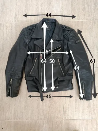 Motera cuero auténtico Hein Gericke M justa Medida