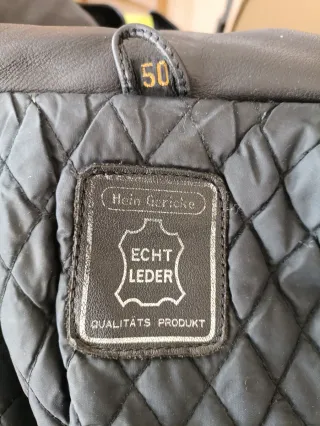 Motera cuero auténtico Hein Gericke M justa Medida