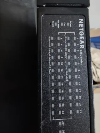 Switch Netgear S350 24 Puertos Gigabit PoE+