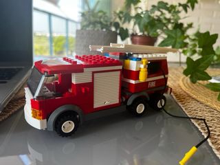 Camión Bomberos Lego City 7239 con Barco