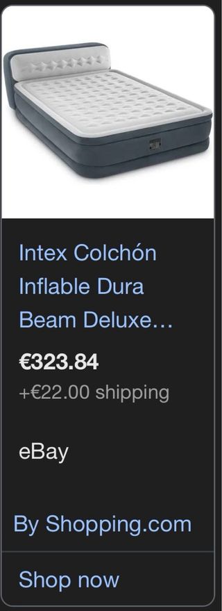 Cama Hinchable Lujo auto hinchable