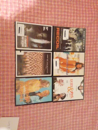 Lote 6 Películas DVD Acción/Drama/Suspenso