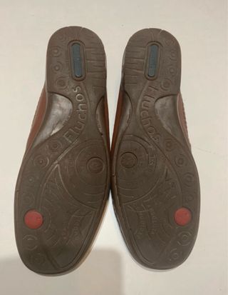 Mocasines Fluchos Piel Roja Talla