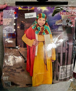 Disfraz hebrea pastora árabe 3-12 años