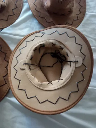 4 Sombreros Cowboy Marrones Sin Estrenar