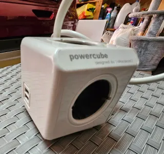 Powercube alargador USB y 3 enchufes