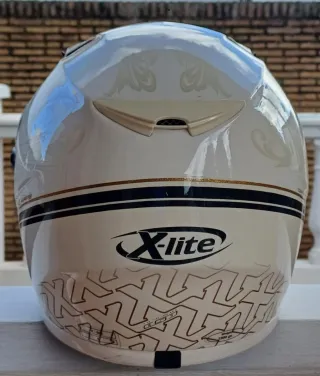 Casco X-lite integral blanco casi nuevo