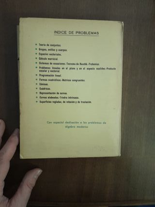 Problemas de álgebra lineal