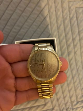 Reloj Calvin Klein Dorado