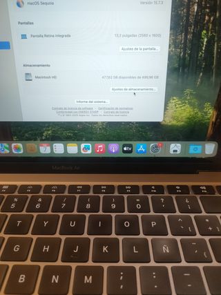 MACBOOK AIR 2020 I7/16/512