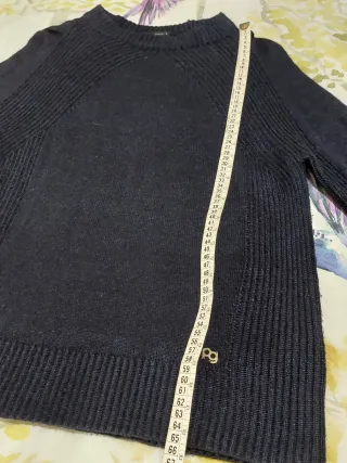 Jersey cuello alto y falda