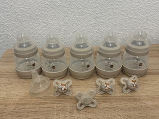 Pack 5 Biberones MAM Recién Nacido.