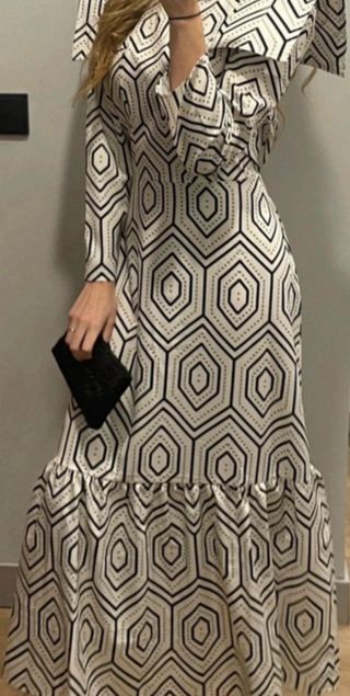 Vestido hombreras talla XS