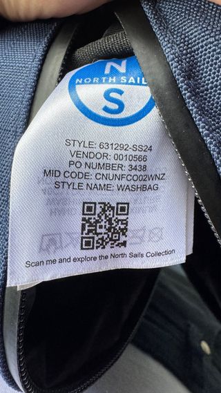 Neceser North Sails “Wash Bag” Navy Blue