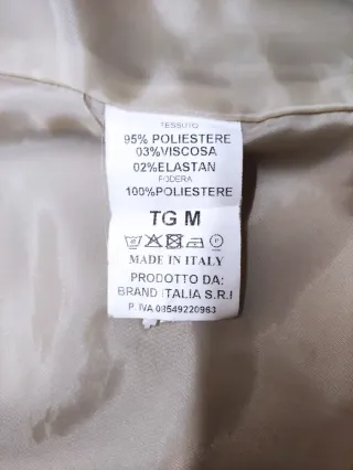 Cappotto donna doppio petto beige