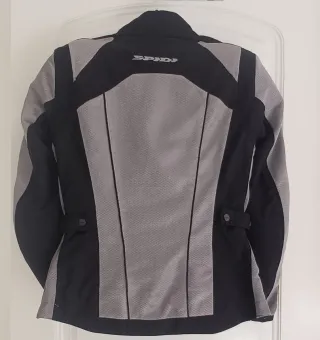 Chaqueta Spidi verano negra y gris