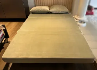 Sofá Cama Terciopelo Verde