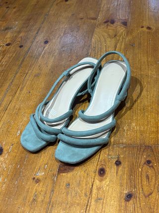 Sandalias verdes talla 38