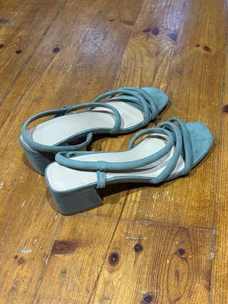 Sandalias verdes talla 38