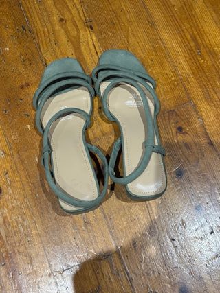 Sandalias verdes talla 38