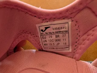 Sandalias niña Joma rosas y grises