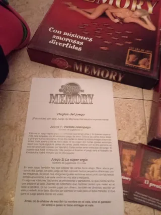 Juego de mesa Kama Sutra Memory