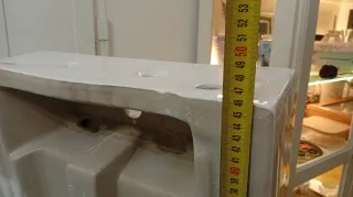 Lavabo sobre encimera baño  blanco porcelana nuevo